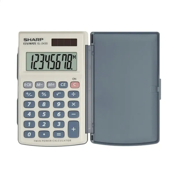 sharp-el-243s-kieszonkowy-kalkulator-ostrych-obl-kolor-wielokolorowy