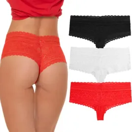 3x-szorty-damskie-koronkowe-majtki-wysoki-stan-moraj-3-pak-xl