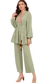 shein-komplet-damski-zielony-casual-haft-38-lbg