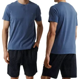 pizama-meska-luzna-100percent-bawelna-krotka-letnia-atlantic-nmp-386-xxl