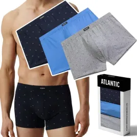 bokserki-meskie-3-pary-klasyczne-bawelniane-szorty-atlantic-3mh-209-xxl