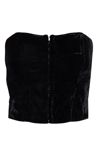 prettylittlething-top-czerny-welurowy-basic-32-egj-marka-pretty-little-thing