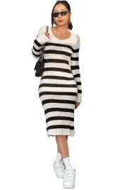 shein-sukienka-ecru-w-paski-olowkowa-midi-36-llq