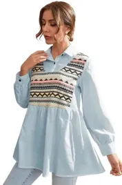 shein-bluzka-niebieska-z-dlugim-rekawem-40-42-m6o