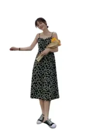 shein-sukienka-na-ramiaczkach-czarna-kwiaty-s-lfx