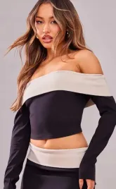 prettylittlething-bluzka-damska-czarna-38-ekc
