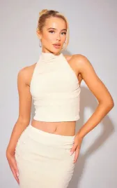 prettylittlething-top-damski-bezowy-44-egx