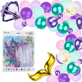 girlanda-balonowa-syrena-morska-pastelowa-zestaw-balonow-urodzin-roczek