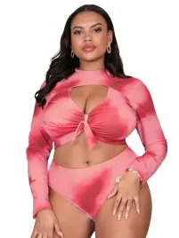 shein-plus-size-stroj-rozowy-dwuczesciowy-44-lfy