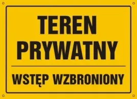 znak-budowlany-teren-prywatny-wstep-wzbroniony