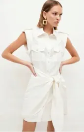 karen-millen-sukienka-kremowa-mini-z-lnem-34-y1b