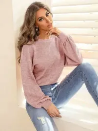 shein-bluza-rozowa-damska-prosta-casual-40-42-v9f