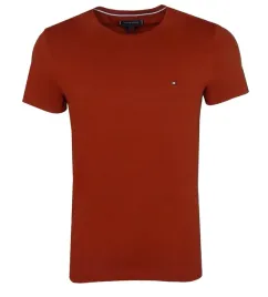 tommy-hilfiger-t-shirt-meski-slim-czerwony-xs