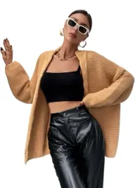 shein-gladki-brazowy-damski-sweter-narzutka-m-v3g