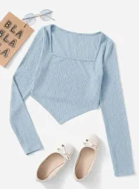 shein-bluzka-mlodziezowa-niebieska-krotka-160-v7x