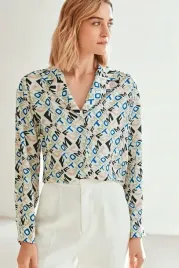 koszula-damska-kolorowa-na-guziki-casual-xs-lht