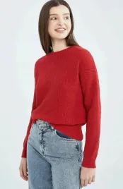 defacto-sweter-czerwony-gladki-na-co-dzien-xxl-0z0e2-b-t1a