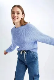 defacto-sweter-z-dlugim-rekawem-niebieski-casual-xxs-0z0c4-b-t1a