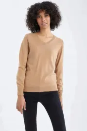 defacto-sweter-damski-bezowy-na-co-dzien-xl-p5g