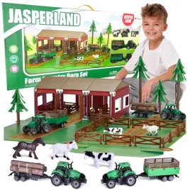 farma-zagroda-zwierzeta-traktor-przyczepa-figurki-krowa-kon-koza-102-el