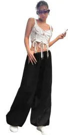shein-spodnie-damskie-czarne-proste-wiazane-m-1vbc
