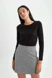 defacto-sweter-damski-czarny-prosty-basic-xs-p6l