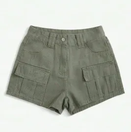 shein-spodenki-damskie-zielone-jeansowe-w26-v7c