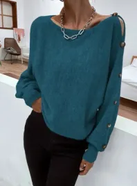 shein-sweter-gladki-niebieski-z-guzikami-38-vuq
