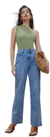 shein-body-zielone-na-jedno-ramie-gladkie-m-vum