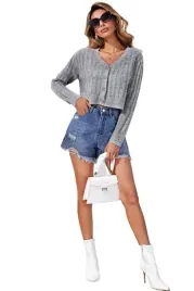 shein-sweter-damski-szary-na-guziki-40-42-vul