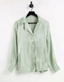 in-the-style-zielona-satynowa-koszula-34-xs-vao