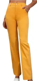 shein-spodnie-damskie-zolte-dlugie-gladkie-36-v4e