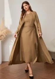shein-plaszcz-damski-brazowy-prosty-gladki-38-vwz