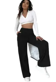 shein-spodnie-damskie-prazkowane-zamek-40-42-vbu