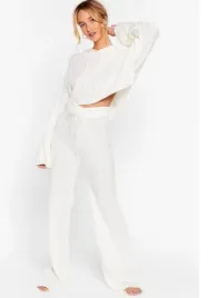 nasty-gal-bluza-damska-dzianinowa-ecru-l-2yxx