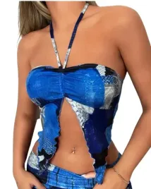 shein-top-niebieski-damski-wiazany-wzor-l-xl-vxr