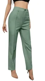 shein-spodnie-proste-dlugie-casual-zielone-36-vzh