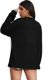 shein-bluzka-damska-czarna-gladka-casual-xs-vwj
