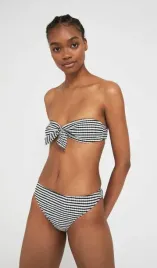 warehouse-dol-od-bikini-czarno-bialy-kratka-40-yfb