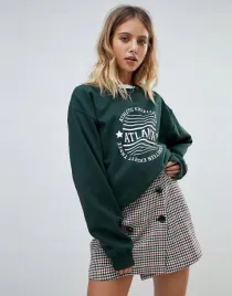 daisy-street-bluza-zielona-klasyczna-logo-40-2ztw