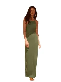 shein-sukienka-prosta-khaki-z-wiazaniem-36-vxc