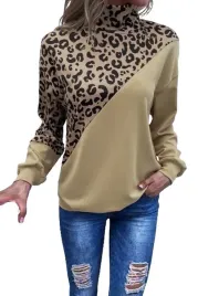 shein-bluza-damska-brazowa-casual-wzor-38-vue