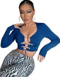 shein-bluzka-niebieska-wiazana-dopasowana-34-vmu