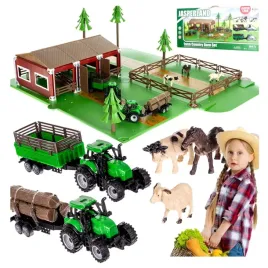 zestaw-farma-gospodarstwo-dla-dzieci-2x-traktor-zwierzeta-stodola-102-elem