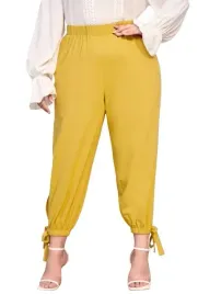 shein-plus-size-spodnie-zolte-damskie-48-vug