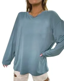 shein-bluzka-damska-niebieska-prosta-nadruk-36-vuz