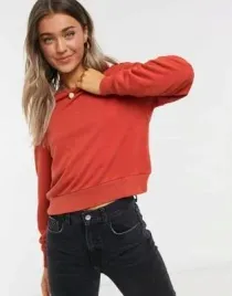 only-bluza-damska-czerwona-fredzle-klasyk-xs-1asm