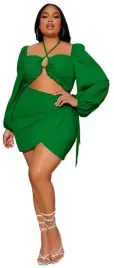 shein-plus-size-sukienka-zielona-gladka-52-vlg
