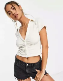 koszulka-polo-damska-bezowa-krotka-casual-m-xma