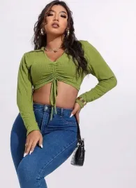 shein-zielona-plus-size-bluzka-dopasowana-50-vua